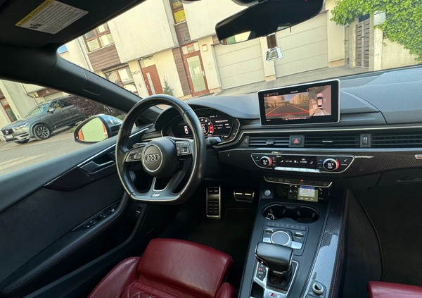 Audi S5 cena 144900 przebieg: 158000, rok produkcji 2018 z Warszawa małe 67